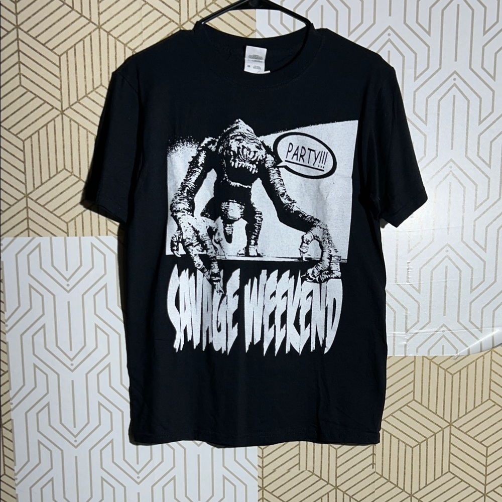 Fruit of the Loom Black Graphic Tee